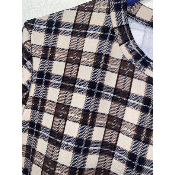 new womens shirt dress Plaid career school preppy clueless academia fairygoth M - Picture 3 of 10